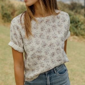 Floral Print Women's Blouse
